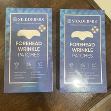 Silkdermis Forehead Wrinkle Patches 2 Packs 12 Pcs Ea for Wrinkles Exp-12/2026