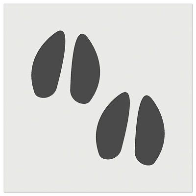 Deer Tracks Footprints Wall Cookie DIY Craft Reusable Stencil