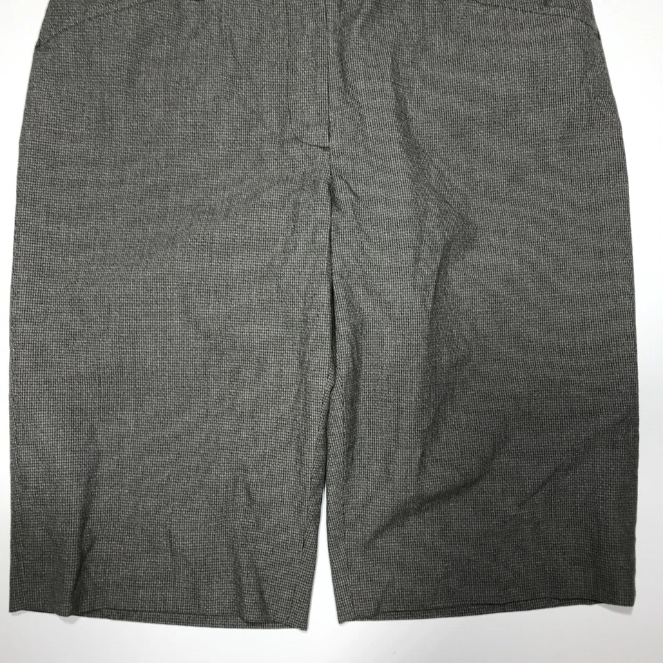 Worthington Stretch Shorts Womens Size 10 Gray Patterned Bermuda Mid Rise  - Image 4 of 4