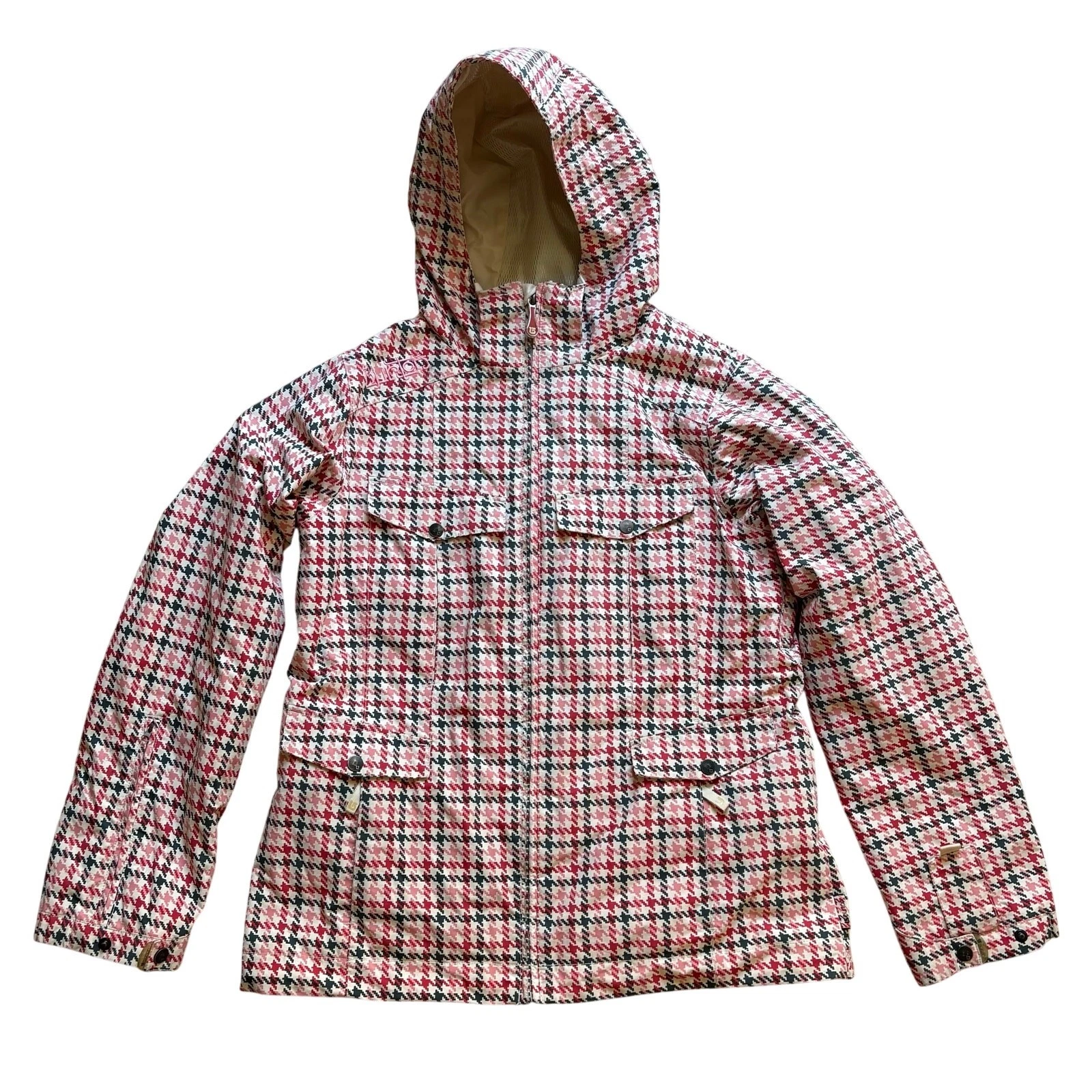 Burton Helsinki Houndstooth Pattern Women’s Ski Snow Jacket Winter Large Pink
Opens in a new window