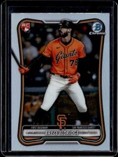 2026 Bowman Bryce Eldridge Chrome Red RC Variation #58 Giants Rookie