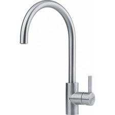 Franke Eos Neo Stainless Steel Single Lever Kitchen Tap J-Spout Swivel