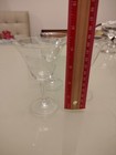 VTG MCM Lot Of Three Etched Floral Leaf Champagne Coupes — photo 5