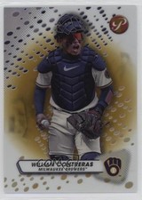 2023 Topps Pristine Gold Refractor 48/50 William Contreras #166 1c19