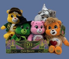 Care Bears x Wicked Fun Size Plush Set of 5 Glinda Elphaba Scarecrow Lion Tinman