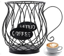 Porta Capsule Caffè, Porta Cialde Caffè, Cestello Porta Caffè, Porta Bicchieri K