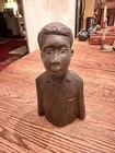 Vintage African Hand Carved Bust 8” High Quality — photo 1