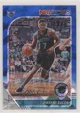 2019 Panini NBA Hoops Premium Stock Blue Cracked Ice Prizm Dwayne Bacon #24 w1s
