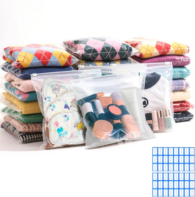35 Stück Ziplock Beutel 25x35cm Zip Beutel Groß Wiederverschließbare Beutel Plas