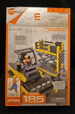 New HEXBUG VEX Robotics Steam Roller & Scissor Lift Kit 185+ Pieces 8+