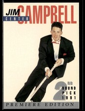 1991 Arena Draft Picks #21 Jim Campbell  Hockey Card 2003D