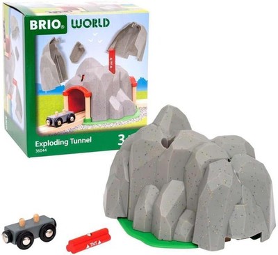 BRIO World Exploding Train Gleistunnel 36044 - Holzeisenbahn Zubehör