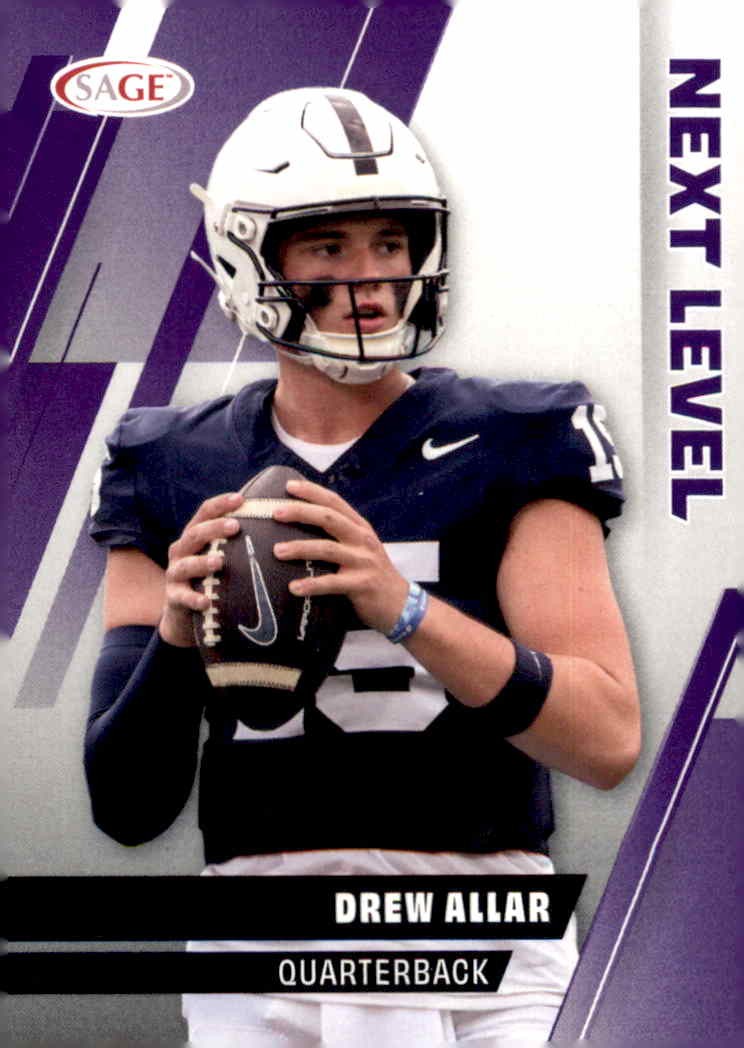 Drew Allar 2025 SAGE HIT Purple