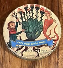 Vintage Tin of Midani Erbe Beeswax for Hands from Italy Empty