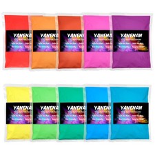 Holi Color Powder, Washable Color Run Powder for Parties, Rangoli Events, 1...