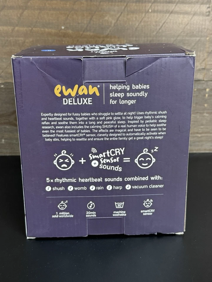 Кроватка соска для сна Sweet Dreamers EWAN THE SHUSHING SHEEP датчик звуков SmartCry - Изображение 3 из 4