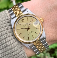 1995 Tudor Prince Date Ref. 74033 Two Tone Automatic Wristwatch - Unpolished