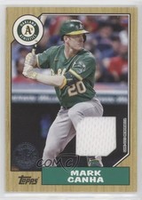 2022 Topps Series 1 1987 Topps Baseball Relics Mark Canha #87R-MCA 0s2h