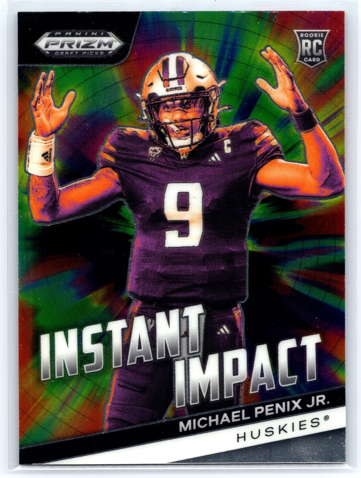 2024 Panini Prizm Draft Picks #II-MPJ Michael Penix Jr. Instant Impact