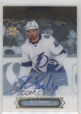 2022 Upper Deck Ultimate Collection Introductions Nick Perbix Rookie Auto RC n7r