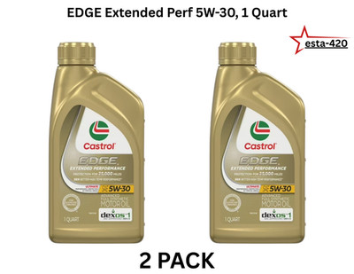 Castrol EDGE Extended Performance 5W-30 Advanced Full Synthetic Motor Oil, 1 QT