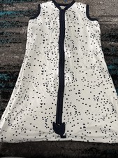 Burt's Bees Organic Cotton Stripe Beekeeper Wearable Blanket Sleep Sack L 12-18m