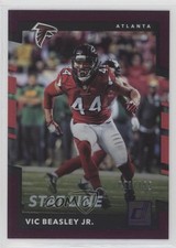 2017 Panini Donruss Stat Line Season /155 Vic Beasley Jr #107 7l6