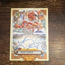 Topps 2022 Gypsy Queen Autographs Rookie Auto Lars Nootbaar Cardinals On card!!. rookie card picture