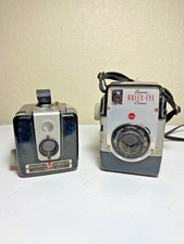 Vintage Kodak Brownie cameras Bull's-Eye  Hawkeye Flash Model - untested