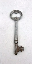 Antique Corbin Skeleton Key R42 Vintage Mortise Door Lock Numbered Old Metal