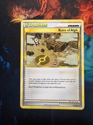 Ruins Of Alph 76/90 Pokemon Uncommon Undaunted Card LP 