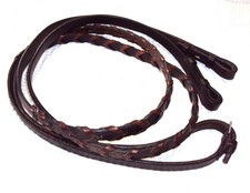 COLLEGIATE Laced Reins - Quality Leather - 5/8" x 110" - 2-Toned Browns -GREAT 