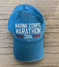 Brooks Marine Corps 2014 Blue Adjustable Baseball Cap/Hat One Size