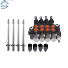 Hydraulic Monoblock Double Acting Control Valve 4 Spool,11 GPM SAE Ports 3625psi