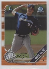 2019 Bowman Chrome Prospects Orange Refractor 12/25 Zack Brown #BCP-152 1u6