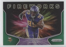 2020 Panini Prizm Fireworks Green Prizm Danielle Hunter #23 dq2