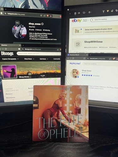 Taylor Swift – The Fate Of Ophelia 7" Single Vinyl Record SEALED Orange Glitter