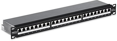TRENDnet 24-Port Cat6A Shielded 1U Patch Panel (tc-p24c6as) (tcp24c6as)