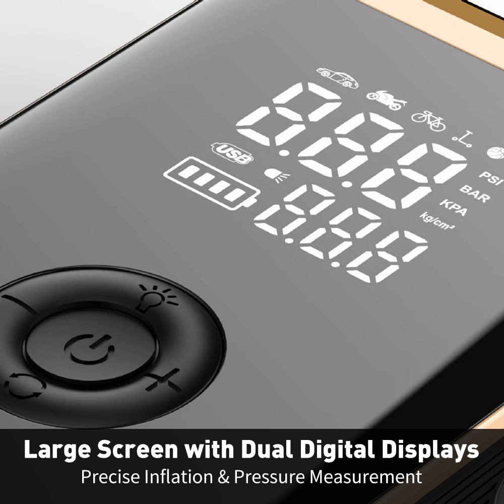 69800mAh Car Jump Starter with Air Compressor Battery Jumper Box Charger Booster