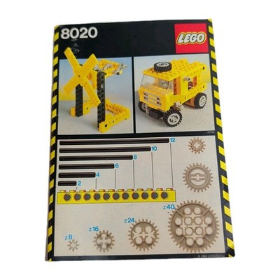 LEGO Technic 8020 Universal Building Set Vintage 1984 Building Instructions Manu