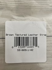 Citizen Watch Band Brown Textured Leather 22mm 59-009vj-02