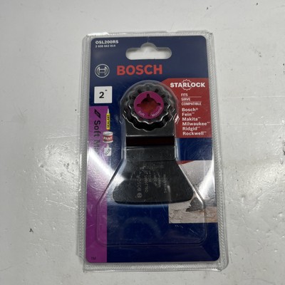 1 Brand New  BOSCH OSL200RS - 2'' Starlock High-Carbon Steel Rigid Scraper Blades