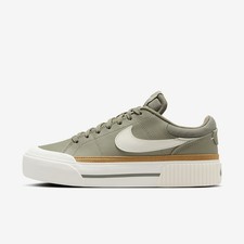Nike Court Legacy Lift Women's Shoes LIGHT ARMY/SAIL-FLAX-DARK STUCCO 