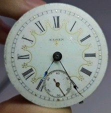 Elgin Grade 141 Pocket Watch Movement Size 18s 15j Model 3 FOR REPAIR/PARTS