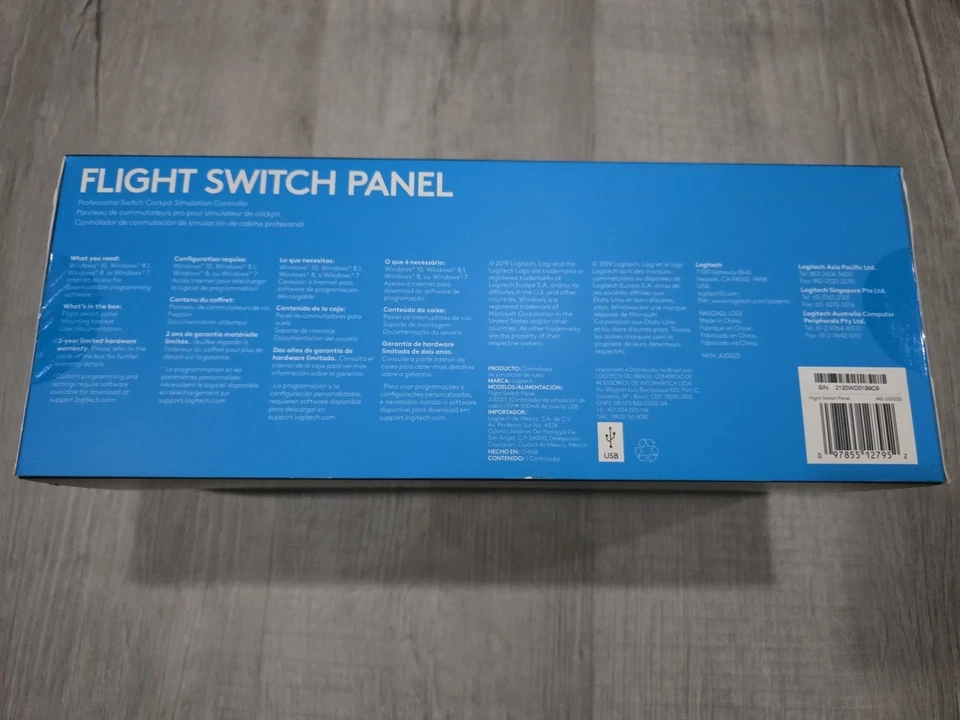 Logitech G Saitek Pro Flight Switch Panel Black (945-000030) - Image 2 of 2