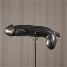 53493) Escultura de Fertilidad Fálica Liga Congo África ARTE AFRICANO