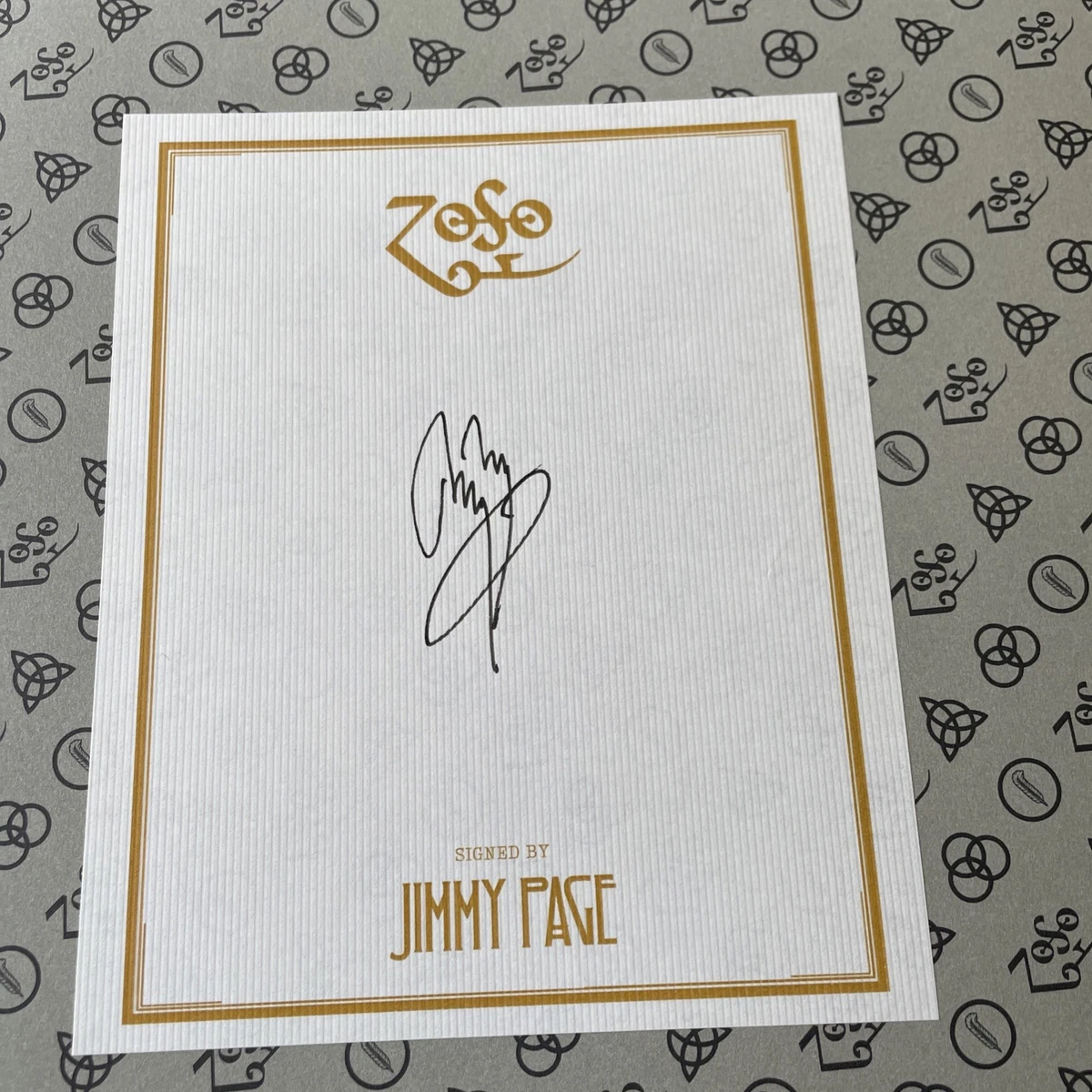 led zeppelin signed products for sale | eBay