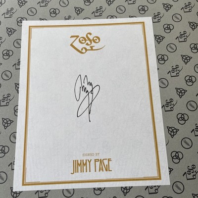 Jimmy Page SIGNED Led Zeppelin by Led Zeppelin Book Hardback Limited IN HAND