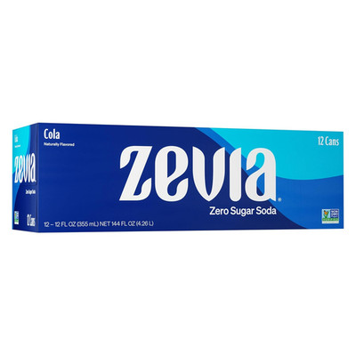 Zero Sugar Soda, Cola, 12 Ounce Cans (Pack of 12)