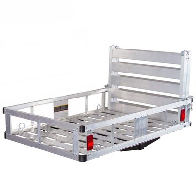 500 Aluminum Basket Hitch Cargo Carrier and Ramp